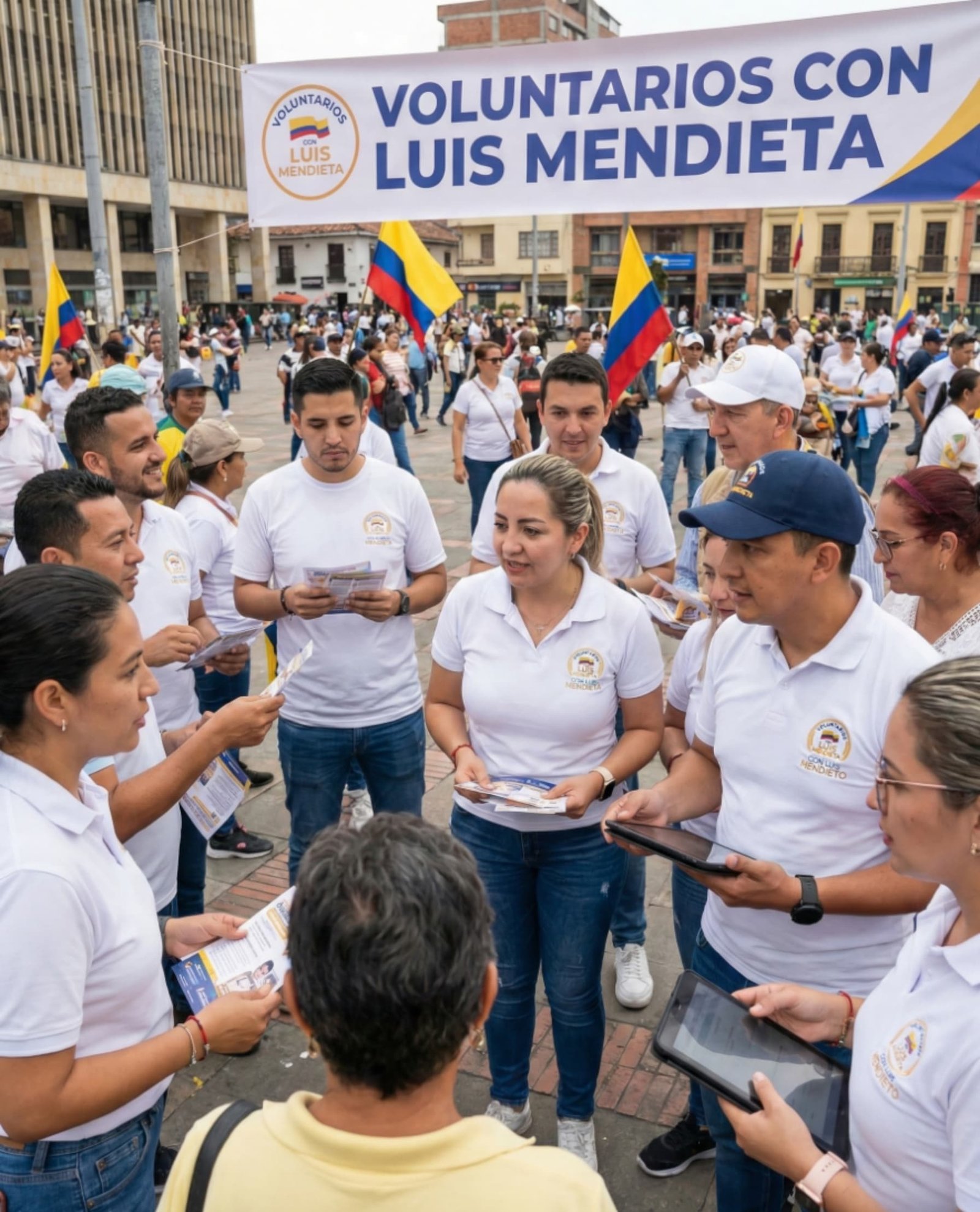 Voluntarios en accion